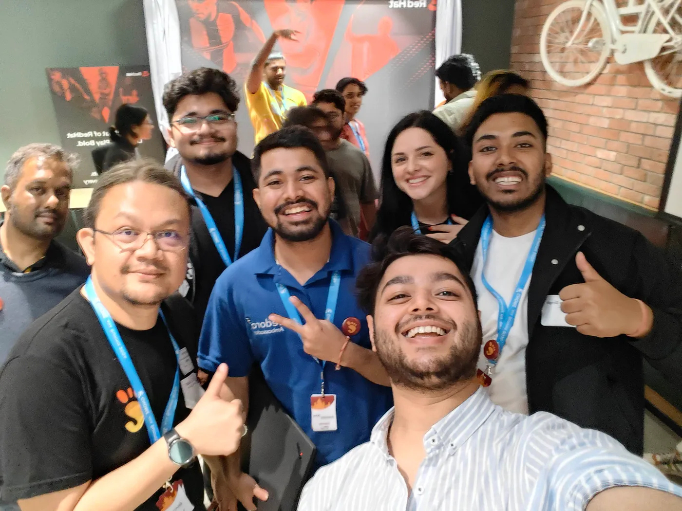 Group photo with Community Friends